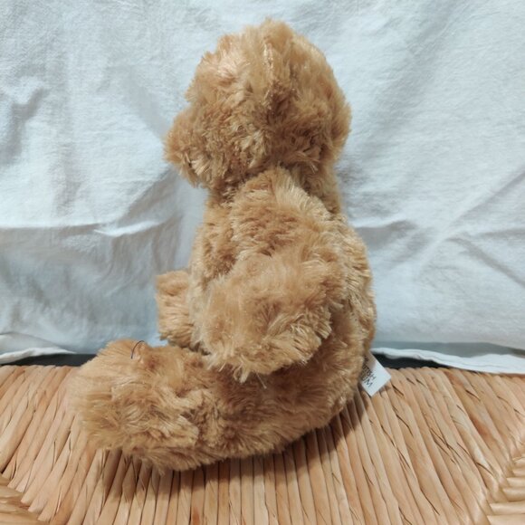 British Museum Teddy Bear Plush UK Flag Columns Embroidered Feet Tan 8" Soft Toy - Picture 3 of 7